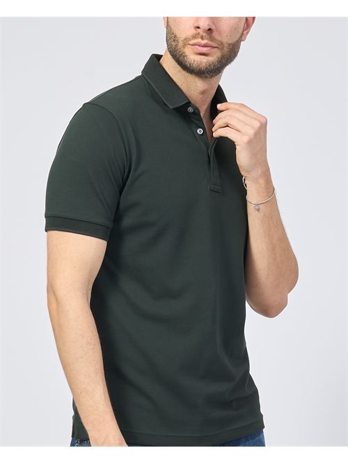 Polo Armani Exchange slim fit in piqué elasticizzato ARMANI EXCHANGE | 8NZF91-ZJ81ZUB001